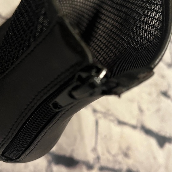 Chic Black Mesh Heeled Boots - Picture 12 of 12